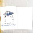 2 x OJsensai Encouragement Card for Men Women, Funny Get Well Soon Card from Doctor Nurse, Support Cards for Sister Bother, 8 x 5.3 inches