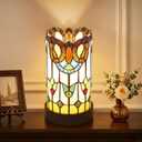 Tiffany Style Table Lamp, Small Stained Glass Table Lamp Baroque