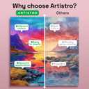 ARTISTRO 50 Color Watercolor Paint Set - Portable Paint Art Kit with Palette and Brush Pens - Travel Water Color Set for Adults, Professionals, Kids - Art and Painting Supplies - Gift Idea