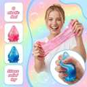 Water Drop Squeeze Squishies, Dream Squishy Drop Squishy Stress Ball, Soft Fidget Stress Ball, 2026 New Slow Rise Relief Fidget Sensory for Anxiety Stress Easter Party Favors (Pink)