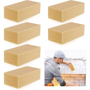 Tessco for you 6 Pcs Reusable Soot Eraser Sponge for Dry Cleaning - Effective Soot Remover for Pet Hair, Dust, and Dirt on Painted Walls, Books, and Car Interiors
