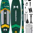 Extra Wide Inflatable Paddle Board 116 x 35 x 6, 450 LB High Weight Capacity SUP, Wide Stable Stand Up Paddle Board for Heavy People, Family & 2/3 Person, XL All-Around Paddleboard