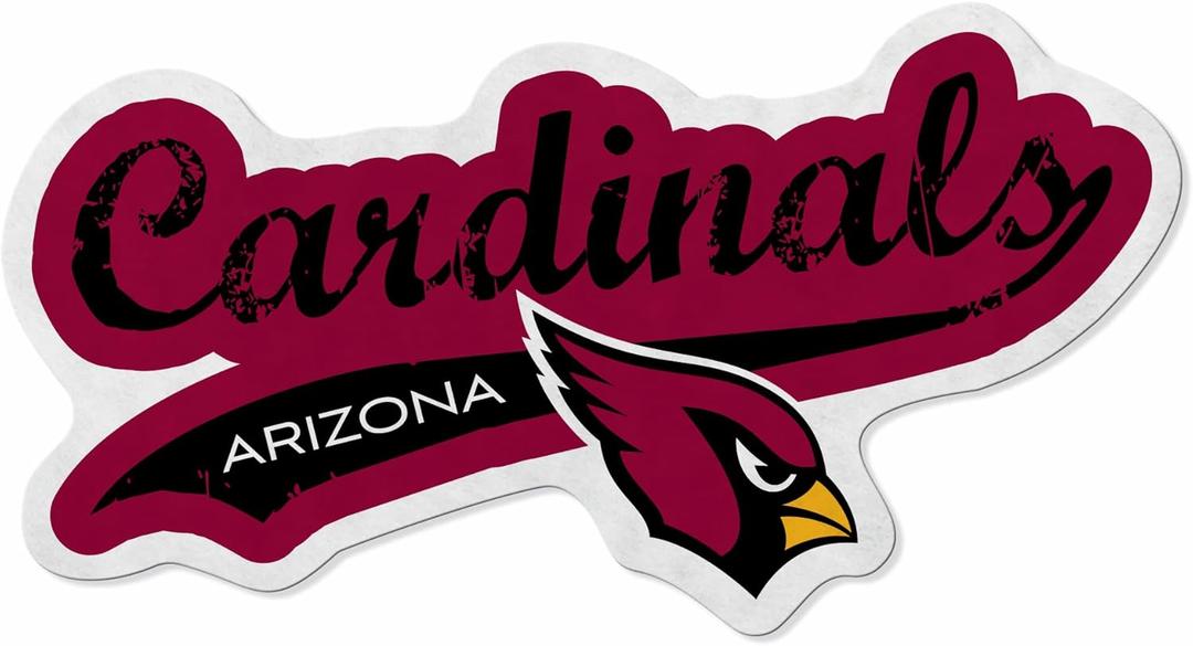 Rico Industries NFL Football Distressed Shape Cut Pennant - Home and Living Room Dcor - Soft Felt EZ to Hang