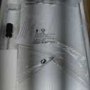 IBUYKE Small Bathroom Storage Cabinet, Narrow Beside Tolite Cabinet with 2 Doors & Adjustable Shelf, Small Bathroom Organizer, Space-Saving Storage Solution for Toilet, Laundry Room UWBS002W (White)