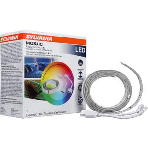 Sylvania LED Mosaic Flexible Light Expansion Kit for Starter Kit with Remote Control, Full Color, 2 2ft RGBW Strips (65483) (Indoor - Plug In - Expansion Kit)