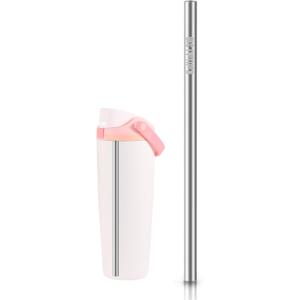 Replacement 316 Metal Stainless Steel Straws Compatible for Owala FreeSip Sway 30oz 40oz & FreeSip Tumbler 40oz Water Bottles,Eco-Friendly Alternative to Plastic Straws (30oz 8.19Inch)