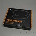 Coffee Mug Warmer, Cup Warmer for Desk with Auto Shut Off Smart Temperature Settings, Electric Beverage Tea Water Milk Heater for All Cups and Mugs, Heating Plate Candle Wax Warmer (Dark Black)