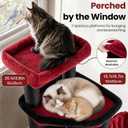 Heavy Duty Large Cat Tree Tower, Extra Wide Cat Scratching Posts (φ4.3in)