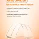 Graphene Times Heated Eye Mask, Cordless Heat Eye Compress for for Dry Eye Stye Relax Eye Strain, Portable Electric Warm Eye Mask for Blepharitis, Chalazion, Eye Fatigue or MGD