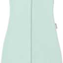 Tiny Twinkle Baby Sleep Sack 3-6 Months 1.0 TOG, Cotton & Elastane Wearable Blanket, Swaddle Transition Micro-Fleece, Machine Washable (Sage)