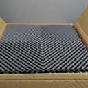 24 Pack 16"x 16"Interlocking Garage Floor Tiles,Modular Drainage Floor Mat,Non-Slip Splicing Interlocking Drainage Mats Floor Tile for Garage Car Wash Basement(Gray) (Grey)