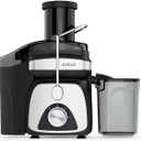AZEUS Centrifugal Juicer Machines, Juice Extractor with Germany-Made 163 Chopping Blades (Titanium Reinforced) & 2-Layer Centrifugal Bowl, High Juice Yield, Easy to Clean, Anti-Drip,100% BPA-Free