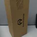 Mens Scuff Slippers, Cozy Supportive Foam Slip-On House Shoes for Indoor & Outdoor (9-10, Black)