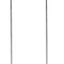 mDesign Modern Metal Long, Easy Reach Over-The-Door 4 Prong Hanging Storage Organizer Hook to Hang Jackets, Coats, Robes, Clothing, Hats, Scarves, Purses, Leashes, Towels, 24" Tall, 2 Pack - Chrome
