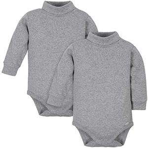 Gerber Baby Boys' 2-Pack Long Sleeve Turtleneck Onesies Bodysuits Size 3T