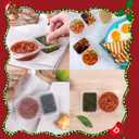 Double Compartment Condiment Container with Lid Double Compartment Snack Containers Double Compartment Snack Containers for to-go Sauce, Sampling, Travel Snack (Transparent 20PCS)