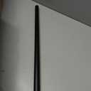 24 Inch Ceiling Fan Downrod, 2 FT Black Unthreaded Fan Downrod