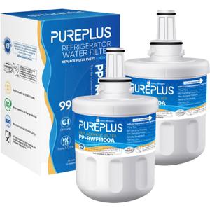PUREPLUS Refrigerator Water Filter Replacement for DA29-00003G, DA29-00003B, DA29-00003F, DA29-00003A, Aqua-Pure Plus,HAFCU1, HDX FMS-1, RSG257AARS, RFG237AARS, RFG297AARS, RS22HDHPNSR,RWF1100A,2Pack