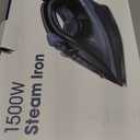 Sundu Steam Iron for Clothes with Rapid Heating Ceramic Coated Soleplate, 1500W with Precise Thermostat Dial, Self-Cleaning, Auto-Off, 15.21oz Water Tank for Home Clothes Ironing Use, Blue