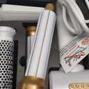 Blow Dryer Brush 7 in ONEAutowrap Curling Wand, 110,000 RPM High-Speed Negative Ionic Hair Dryer with Diffuser Concentrator, Round Brush Blow Dryer Air Styler, Volumizing Hair Styling Tools (White Gold)