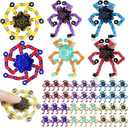 36PCS Transformable Fidget Spinners,Bulk Sensory Fidget Stress Relief Toys for Kids Boys Girls,Valentine School Classroom Exchange Party Favors, Valentine's Party Favor for ADHD Focus