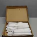 64 Pcs Flameless LED Taper Candles Battery Operated Candles 4 Sizes of 8.5'', 9.65'', 10.83'', 12.8'' Candlesticks Flickering for Halloween Christmas Church Wedding(White)