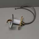 Black Gold Waterfall Sink Single Hole Vanity 1 Handle Brass Modern Unique Bathroom Faucets, 2 Tone Single Lever Copper Swan Style Vessel Hollow Faucet with Deck Plate for 3 Hole