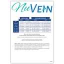 NuVein Medical Compression Stockings, 15-20 mmHg Support, Zipper Opening, Knee Length, Closed Toe, Beige, Small