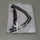 YWIES Plain Basketball Jersey, Blank Team Uniform, Hip Hop Hipster Short Sleeveless Active Shirts (Small, White-black)