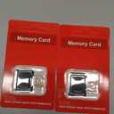 2 Pack TF Card 8GB with Adapter, High Speed Memory Card, UHS-I C10 A1 Memory TF Card for Tablet/ Mobile Phone/ Camera/ Car Audio/ Game Console (TF162 Red Gold 8GB)