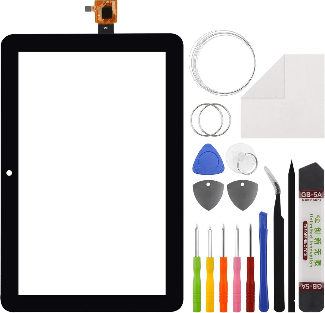 New Touch Screen Digitizer Replacement for Fire 7 12th Gen 2022 with Specialized Repair Tools Kit.(No LCD Screen)-with OCA Adhesive New Touch Screen Digitizer Replacement for Fire 7 12th Gen 2022 with Specialized Repair Tools Kit.(No LCD Screen)-with OCA Adhesive