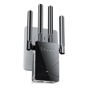 WiFi Extender, 15555 Sq.ft Long Range WiFi Repeater Signal Booster for Home,Strongest Wireless Router Amplifier w/Ethernet Port,Mesh Intenet Repeater Support 99% Devices,1-Tap Setup