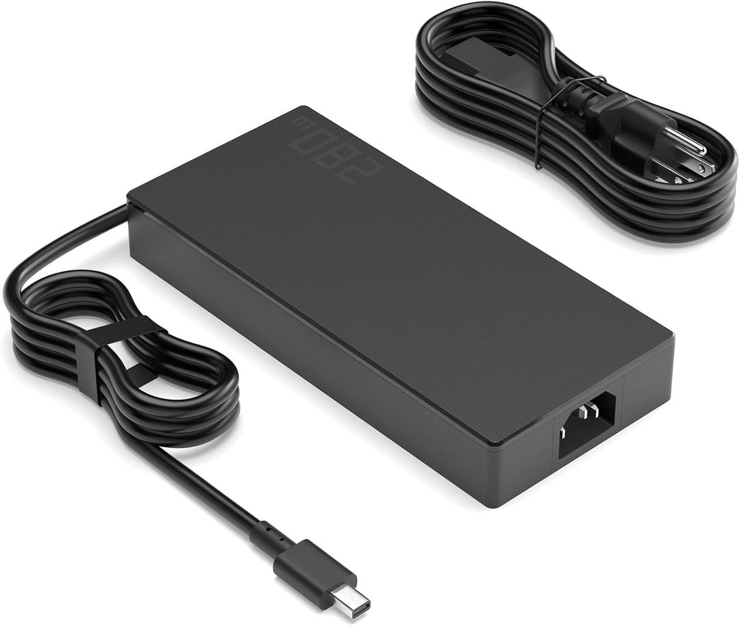 GKLSPL 280W 20V 14A Rectangle Conn Charger Compatible with Asus Strix G18 G16 G815 G615 (2025) G815LP G815JPR G615LP G615JPR G615LR G815LR G615LW G815LM G615LM G615JMR G815JMR Gaming Laptop Adapter