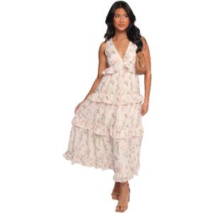 Willis Maxi Dress - Pink Floral XL