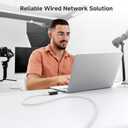 Cable Matters 10Gbps Snagless Cat 6 Ethernet Cable - 7ft, Cat 6 Cable, Cat6 Cord, Ethernet Cord, White