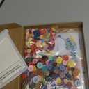 Suncalla 12 Sets DIY 100th Day of School Iron on Decals Craft Kit with Patches Buttons Machine Ice Cream Caterpillar T Shirt Dot Stickers for Kids DIY Art School Party Activity Creative Supplies