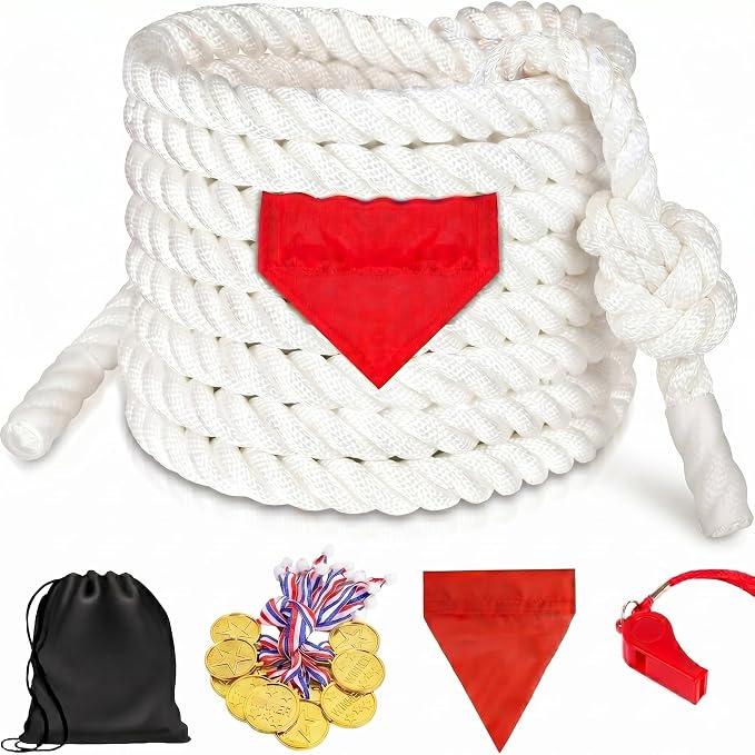 ZEROMX 60Ft Tug of War Rope, team building, outdoor games