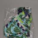 Donna Morgan Women's Sleeveless MIDI W/Knot Waist Detail, Cream/Green, Size 8