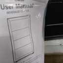 COWSAR Mini Fridge Cooler, 130 Can Beverage Refrigerator with Glass Door, ETL Approved Wine Fridge with Digital Temperature Control, LED Light, Reversible Door for Home, Office, Bar - 3.2 Cu.Ft (Black)