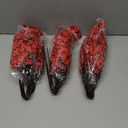 Waipfaru 15Pcs Fake Flowers Babys Breath Silk Artificial Orange Flowers Gypsophila Bouquets Bulk Real Touch Fall Stems for Fall Thanksgiving Autumn Decor DIY Floral Arrangement Table Centerpieces