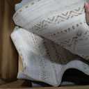 Nakagishi Area Rugs 9x12 Living Room: Washable Boho Large Neutral Modern Soft Farmhouse Rug Stain Resistant Indoor Floor Non-Slip Carpet for Bedroom Nursery Kids Playroom Office Dining Room- Brown