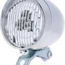 BlueSunshine Vintage Retro Bicycle Bike Front Light Lamp 3 LED Headlight with Bracket (Silver)