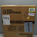 Little Partners Toddler Step Up Stool | 2 Step Adjustable Height for Kitchen, Bathroom or Nursery (Turquoise)