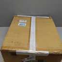 Light Walnut/White Side End Table Nighstand with Drawer 22.5" H, 19"W x 16"D x 22.5"H