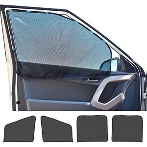 EcoNour Magnetic Car Side Window Sunshade (4 Pack) | Baby Window Shade Sunscreen Block Sunlight | Car Front and Rear Sun Shade for Baby | Side Windows Sun Protection Accessories