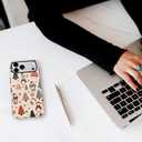 DJSOK Compatible with iPhone 17 Pro Max,Frosted PC Anti-Scratch Shockproof Case - Goose Christmas Hat