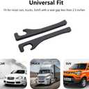 Car Seat Gap Filler 2 Pack, Universal Fit PU Leather Car Seat Gap Plug to Fill The Gap Between Seat and Console, Car Seat Crevice Blocker Stop Things from Dropping