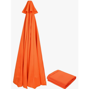 10 FT 6 Rib Umbrella Canopy Replacement Outdoor Market Patio Table Umbrella Strong and Thicck Canopy Cover for Backyard Garden Courtyard Swimming Pool Lawn (Canopy ONLY)