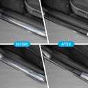 ZZEQYG 4 Pcs ABS Material Door Sill Protector Compatible with Toyota Tacoma 2016 2017 2018 2019 2020 2021 2022 2023 Accessories Door Sill Guards