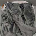 Electric Blanket Heated Blanket Full Size, Super Soft Cozy Upgraded Flannel Heating Blanket with 6 Heating Levels & 1-10 Hours Auto Off, ETL & FCC Certification, 72" x 84", Silver Gray